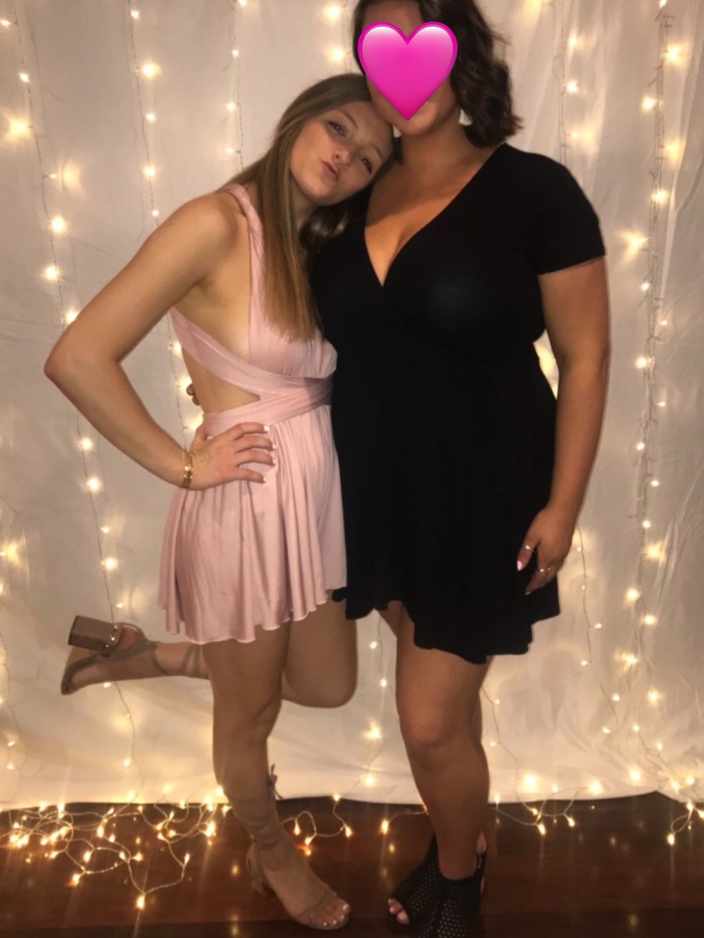 Women's Pink Crossback Romper